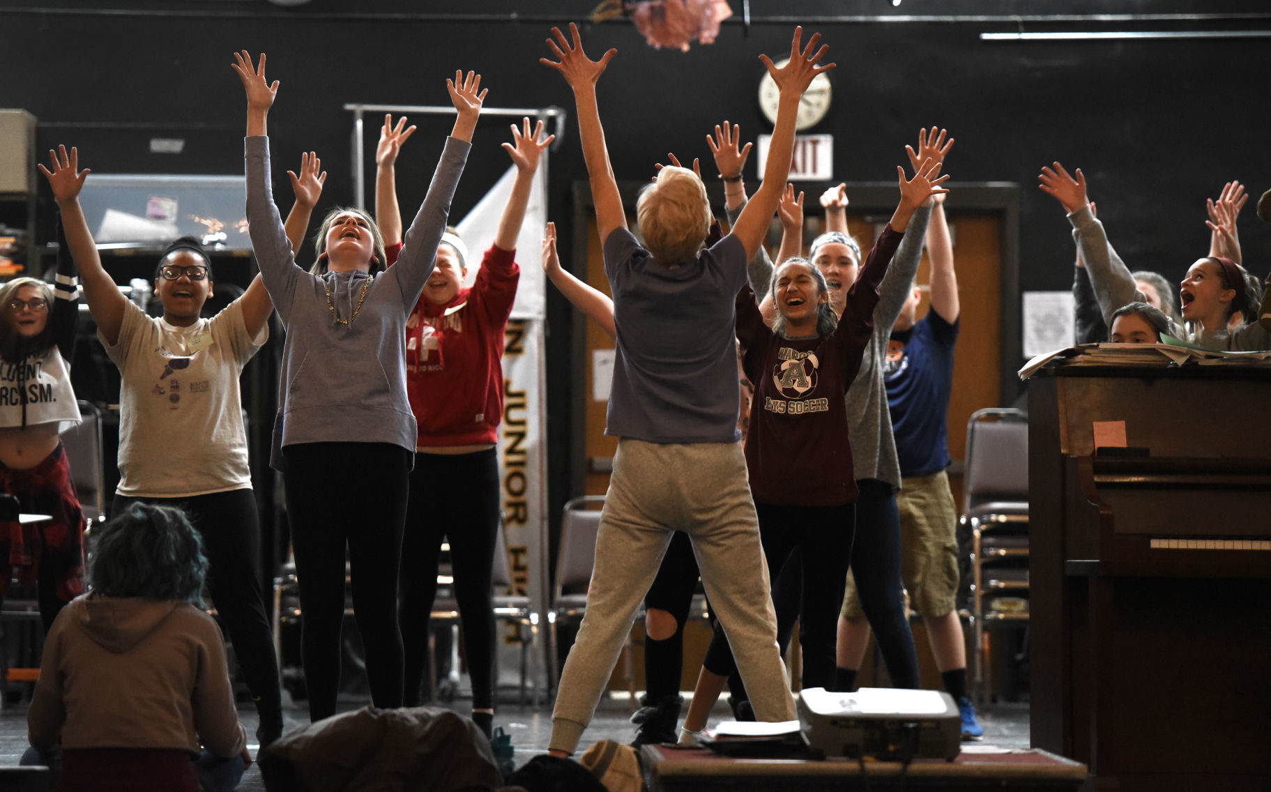 'Shrek the Musical' rehearsals 1